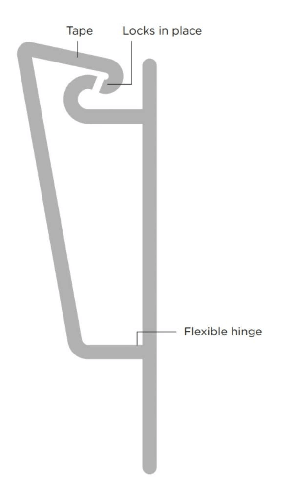 Kliptex locking system
