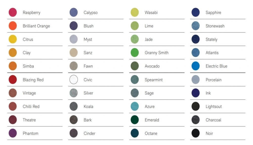 fabric color