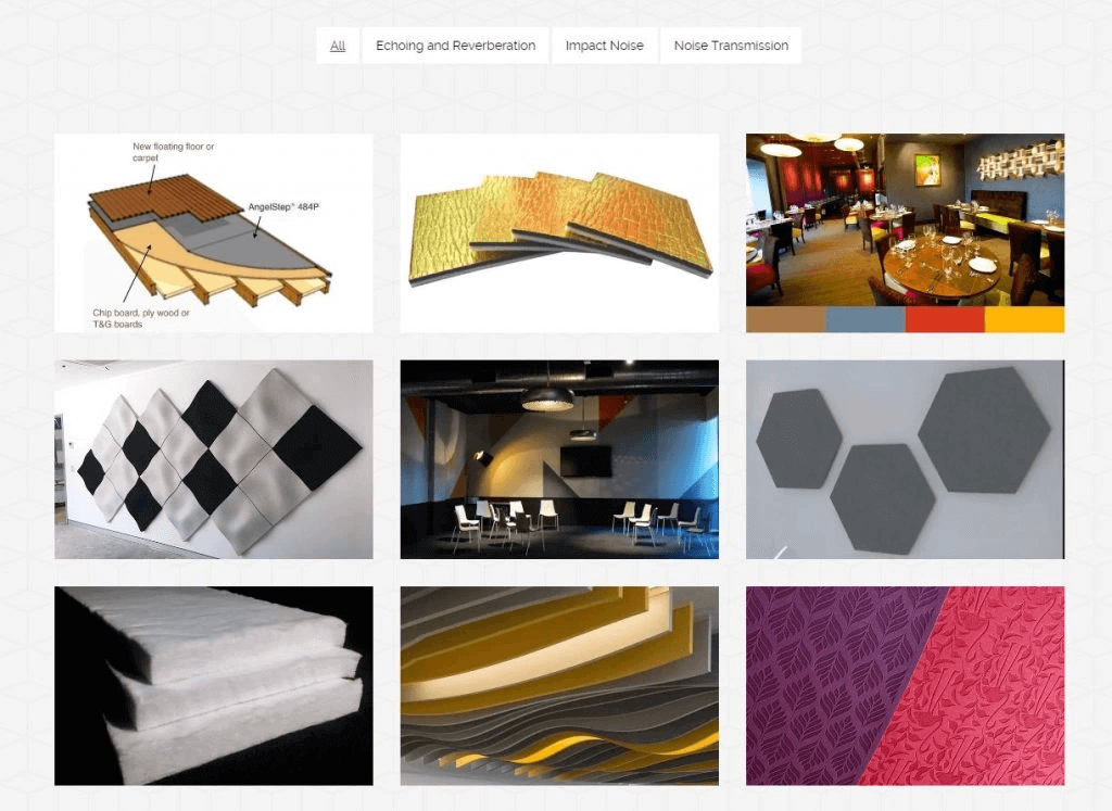 acoustica projects - products
