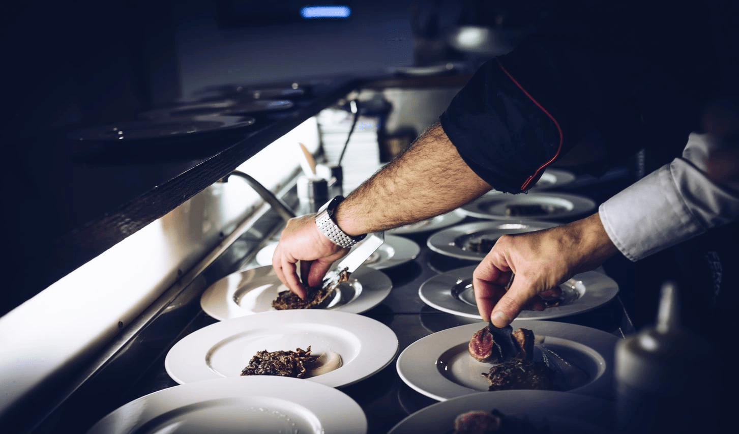 Create a barrier to kitchen noise