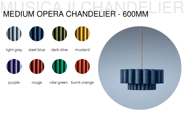Medium Opera Pendant Chandlier
