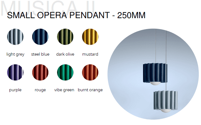 Small opera pendant